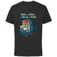 thumbnail image 1 of Star Wars Ahsoka Rebels Chopper Once a Rebel Always a Rebel - Short Sleeve Cotton T-Shirt for Adults - Customized-Black, 1 of 5