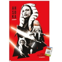 Star Wars: Ahsoka - Red Wall Poster with Pushpins, 22.375" x 34"