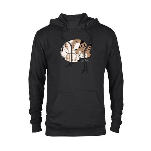 Star Wars Ahsoka Sabine Wren’s Sleeping Loth-Cat Sumi-e - Pullover Hoodie for Adults - Customized-Black