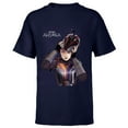 thumbnail image 1 of Star Wars Ahsoka Sabine Wren with Mandalorian Helmet Disney+ - Short Sleeve T-Shirt for Kids - Customized-Navy, 1 of 5