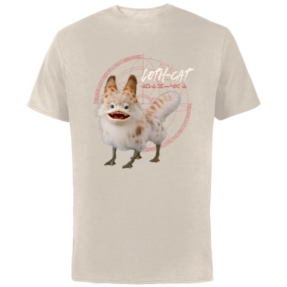 Star Wars Ahsoka Sabine’s Loth-Cat Aurebesh Disney+ - Short Sleeve Cotton T-Shirt for Adults - Customized-Natural