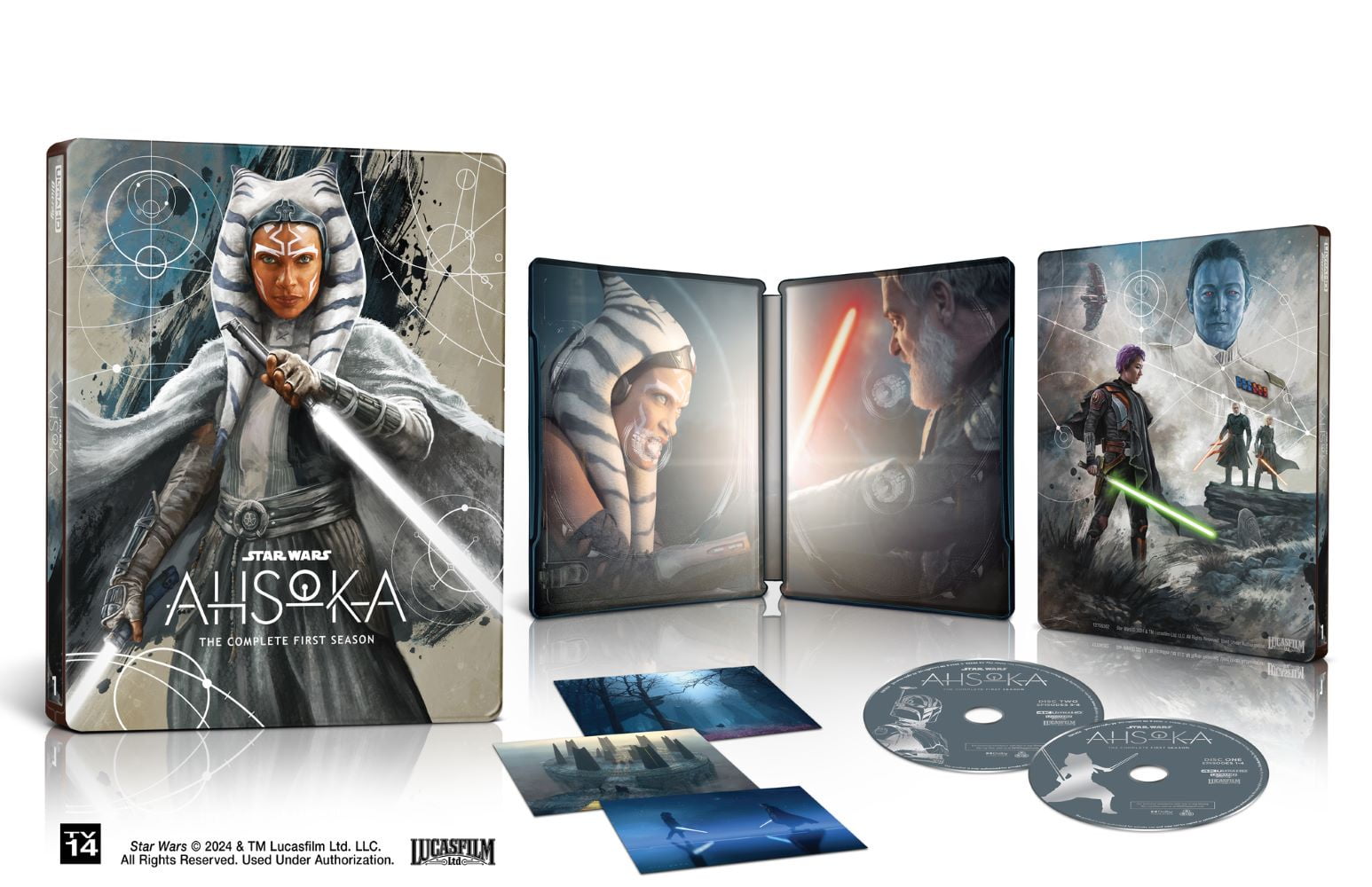 Star Wars: Ahsoka Season 1 Collector's Edition (Steelbook) (4K Ultra HD) Disney Action/Adventure