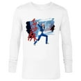 thumbnail image 1 of Star Wars Ahsoka Spacesuit Lightsaber Battle Rebel Jedi - Long Sleeve T-Shirt for Men - Customized-White, 1 of 5