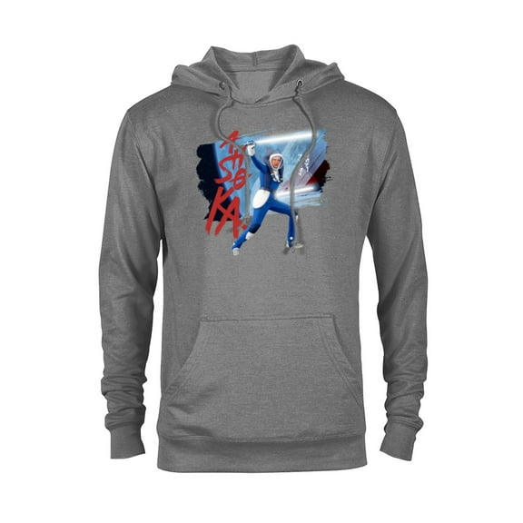 Star Wars Ahsoka Spacesuit Lightsaber Battle Rebel Jedi - Pullover Hoodie for Adults - Customized-Athletic Heather