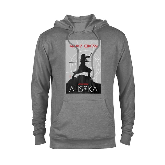 Star Wars Ahsoka Star Map Fulcrum Symbol Aurebesh Disney  - Pullover Hoodie for Adults - Customized-Athletic Heather