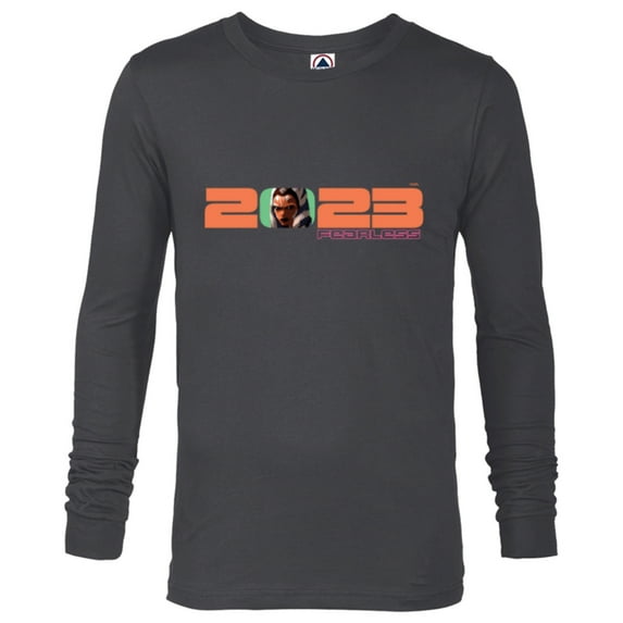 Star Wars Ahsoka Tano 2023 Fearless - Long Sleeve T-Shirt for Men - Customized-Charcoal Heather