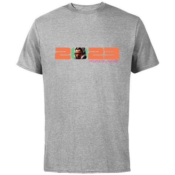 Star Wars Ahsoka Tano 2023 Fearless - Short Sleeve Cotton T-Shirt for Adults - Customized-Athletic Heather