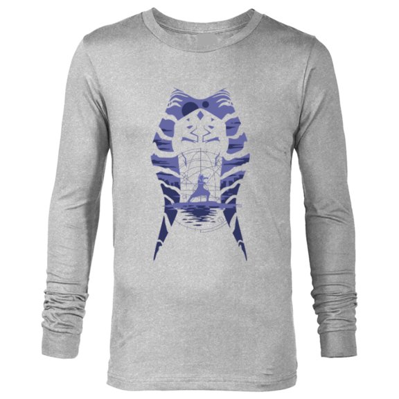 Star Wars Ahsoka Tano Alien Worlds Disney  - Long Sleeve T-Shirt for Men - Customized-Athletic Heather