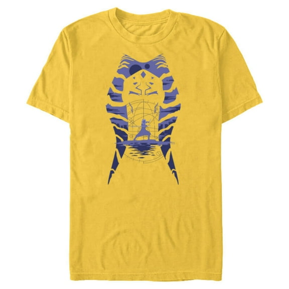 Star Wars Ahsoka Tano Alien Worlds Disney+ - Short Sleeve Blended T-Shirt for Adults - Customized-Yellow