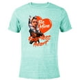 thumbnail image 1 of Star Wars Ahsoka Tano Be Mine Fearless Heart Valentine’s Day - Short Sleeve Blended T-Shirt for Adults - Customized-Ocean Blue, 1 of 5