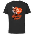 thumbnail image 1 of Star Wars Ahsoka Tano Be Mine Fearless Heart Valentine’s Day - Short Sleeve Cotton T-Shirt for Adults - Customized-Black, 1 of 5