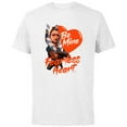 thumbnail image 1 of Star Wars Ahsoka Tano Be Mine Fearless Heart Valentine’s Day - Short Sleeve Cotton T-Shirt for Adults - Customized-White, 1 of 5