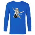 thumbnail image 1 of Star Wars Ahsoka Tano Black & White Sketch Disney+ - Long Sleeve T-Shirt for Men - Customized-Navy, 1 of 5