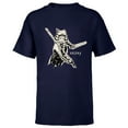 thumbnail image 1 of Star Wars Ahsoka Tano Black & White Sketch Disney+ - Short Sleeve T-Shirt for Kids - Customized-Navy, 1 of 5