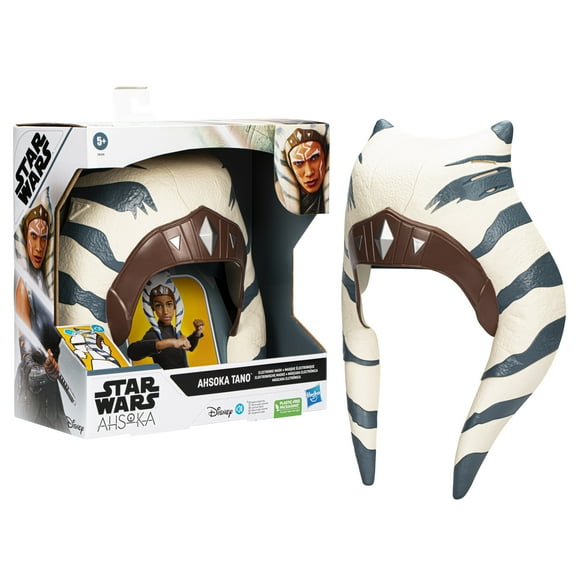 Star Wars Ahsoka Tano Electronic Mask, Star Wars Costume for Kids Ages 5 and Up