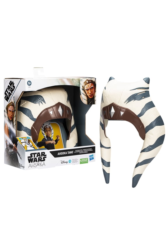 Ahsoka Tano Electronic Mask, Star Wars Costume for Kids Ages 5 and Up