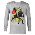 thumbnail image 1 of Star Wars Ahsoka Tano Fearless Female Warrior - Long Sleeve T-Shirt for Men - Customized-Athletic Heather, 1 of 5
