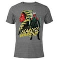 thumbnail image 1 of Star Wars Ahsoka Tano Fearless Female Warrior - Short Sleeve Blended T-Shirt for Adults - Customized-Dark Heather, 1 of 5