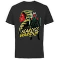 thumbnail image 1 of Star Wars Ahsoka Tano Fearless Female Warrior - Short Sleeve Cotton T-Shirt for Adults - Customized-Black, 1 of 5