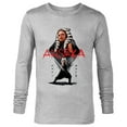 thumbnail image 1 of Star Wars Ahsoka Tano Jedi Hero Aurebesh Disney+ - Long Sleeve T-Shirt for Men - Customized-Athletic Heather, 1 of 5