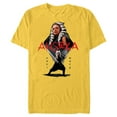 thumbnail image 1 of Star Wars Ahsoka Tano Jedi Hero Aurebesh Disney+ - Short Sleeve Blended T-Shirt for Adults - Customized-Yellow, 1 of 5