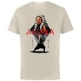 thumbnail image 1 of Star Wars Ahsoka Tano Jedi Hero Aurebesh Disney+ - Short Sleeve Cotton T-Shirt for Adults - Customized-Natural, 1 of 5