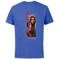 thumbnail image 1 of Star Wars Ahsoka Tano Jedi Knight Hooded Smile Disney+ - Short Sleeve Cotton T-Shirt for Adults - Customized-Royal Heather, 1 of 5