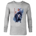 thumbnail image 1 of Star Wars Ahsoka Tano Jedi Ready Disney+ - Long Sleeve T-Shirt for Men - Customized-Athletic Heather, 1 of 5