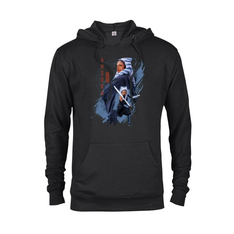 Star Wars Ahsoka Tano Jedi Ready Disney Pullover Hoodie for Adults Customized Black