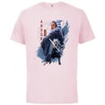 thumbnail image 1 of Star Wars Ahsoka Tano Jedi Ready Disney+ - Short Sleeve Cotton T-Shirt for Adults - Customized-Soft Pink, 1 of 5