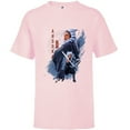 thumbnail image 1 of Star Wars Ahsoka Tano Jedi Ready Disney+ - Short Sleeve T-Shirt for Kids - Customized-Soft Pink, 1 of 5
