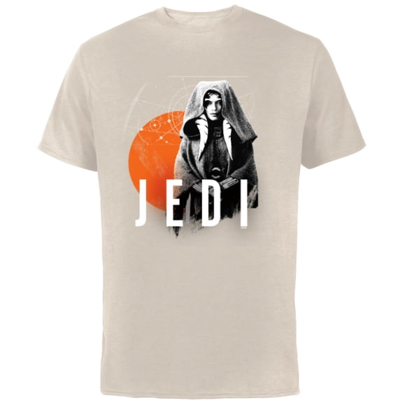 Star Wars Ahsoka Tano Jedi Star Map Disney+ - Short Sleeve Cotton T-Shirt for Adults - Customized-Natural