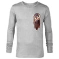 thumbnail image 1 of Star Wars Ahsoka Tano Jedi Thoughtful Profile Disney+ - Long Sleeve T-Shirt for Men - Customized-Athletic Heather, 1 of 5