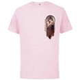 thumbnail image 1 of Star Wars Ahsoka Tano Jedi Thoughtful Profile Disney+ - Short Sleeve Cotton T-Shirt for Adults - Customized-Soft Pink, 1 of 5