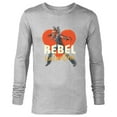 thumbnail image 1 of Star Wars Ahsoka Tano Rebel Valentine - Long Sleeve T-Shirt for Men - Customized-Athletic Heather, 1 of 5