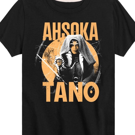 Star Wars - Ahsoka Tano Star Map - Youth Boys Short Sleeve Graphic T-Shirt