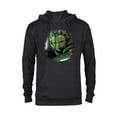 thumbnail image 1 of Star Wars Ahsoka Tano Tales of the Jedi Lightsaber Glow - Pullover Hoodie for Adults - Customized-Black, 1 of 5