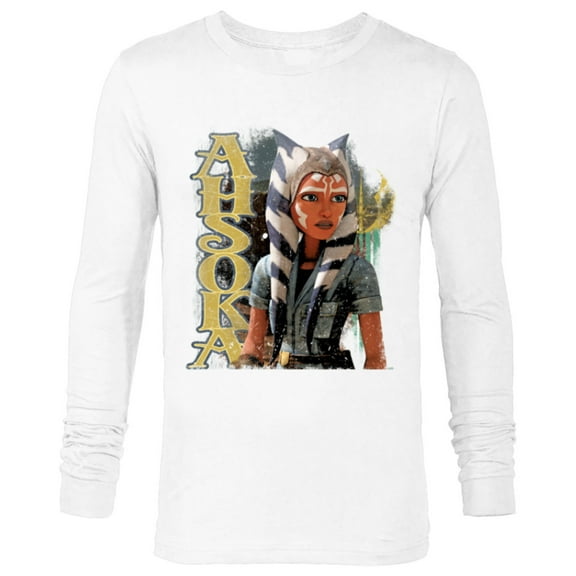 Star Wars Ahsoka Tano The Clone Wars Gone with a Trace - Long Sleeve T-Shirt for Men - Customized-White