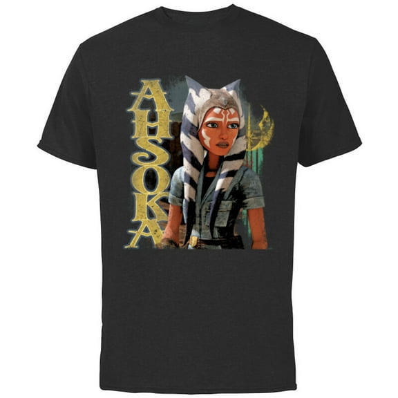Star Wars Ahsoka Tano The Clone Wars Gone with a Trace - Short Sleeve Cotton T-Shirt for Adults - Customized-Black