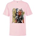 thumbnail image 1 of Star Wars Ahsoka Tano The Clone Wars Gone with a Trace - Short Sleeve T-Shirt for Kids - Customized-Soft Pink, 1 of 5