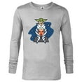 thumbnail image 1 of Star Wars Ahsoka Tano and Grogu The Mandalorian Night Cute - Long Sleeve T-Shirt for Men - Customized-Athletic Heather, 1 of 5