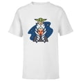 thumbnail image 1 of Star Wars Ahsoka Tano and Grogu The Mandalorian Night Cute - Short Sleeve T-Shirt for Kids - Customized-White, 1 of 5