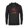 thumbnail image 1 of Star Wars Ahsoka Tano with Lightsaber and Jedi Order Symbol - Pullover Hoodie for Adults - Customized-Black, 1 of 5