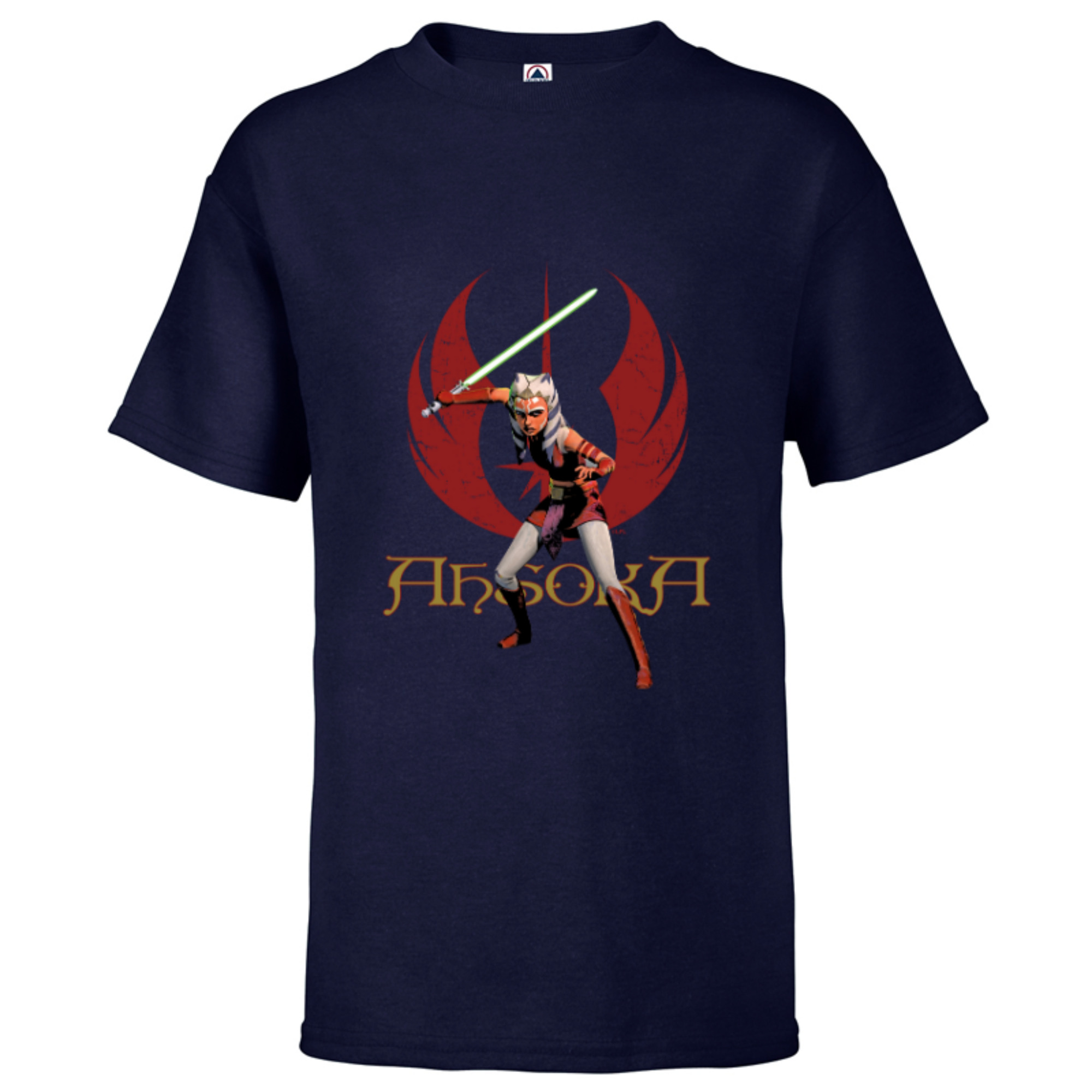 Star Wars Ahsoka Tano with Lightsaber and Jedi Order Symbol Short