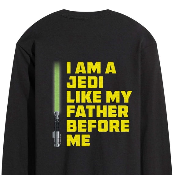 Star Wars - Am Jedi - Men's Long Sleeve Graphic T-Shirt