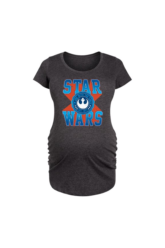 - Americana - Maternity Scoop Neck Tee