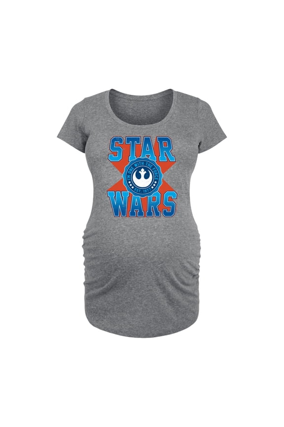 - Americana - Maternity Scoop Neck Tee