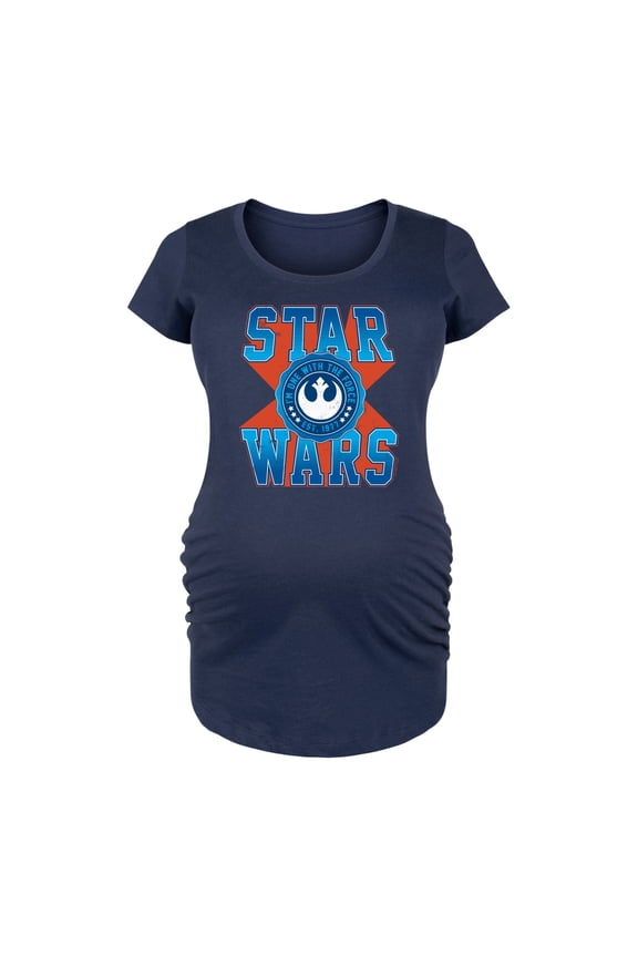 - Americana - Maternity Scoop Neck Tee