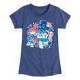 thumbnail image 1 of Star Wars - Americana Stickers - Toddler And Youth Girls Fitted Short Sleeve Graphic T-Shirt, 1 of 5