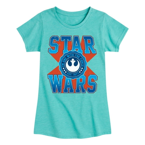Star Wars - Americana - Toddler And Youth Girls Fitted Short Sleeve Tee